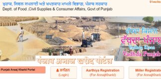 Punjab Anaaj Kharid Portal 2021
